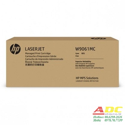 Mực in HP W9061MC Cyan Managed LaserJet Toner Cartridge (W9061MC)